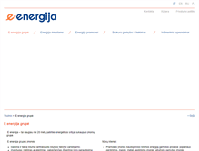 Tablet Screenshot of e-energija.lt